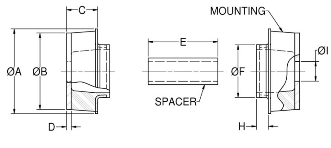 Front Motor Mount Kit SSB33-1000-2 