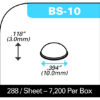 BS-10 CLEAR Hemispherical Bumpers - Image 2