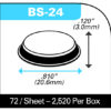 BS-24 BLACK Cylindrical Bumpers - Image 2