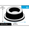 BS-30 GREY Recessed Bumpers - Image 2