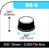 BS-6 WHITE Cylindrical Bumpers - Image 2