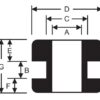 GRO-0156-03 Round Shoulders Unequal Width Grommets - Image 2