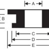 GRO-0500-09 Unequal Shoulders Diameter Grommets - Image 2