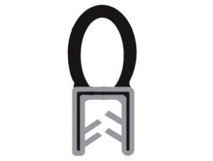 XBS-102 rubber and sponge bulb seal