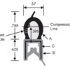 XBS-103 Rubber And Sponge Bulb Seals - Image 2
