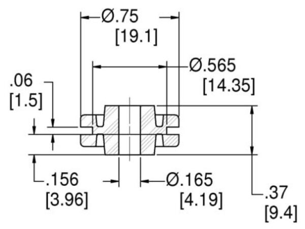 J-3112-2-2 Grommet Isolators Standard - Image 2