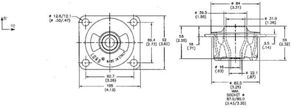 J-21109-1 Conical Mounts - Image 3