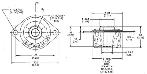 J-21111-1 Conical Mounts - Image 3