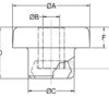 CB-1122-4 Center Bonded Mounts Cb 1100 Series