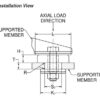 CB-1122-4 Center Bonded Mounts Cb 1100 Series - Image 2