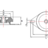 VFM-1063810-45-M10 Flanged Mount - Image 2