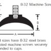 SC-2125-01 Machine Screw Type Suction Cups - Image 2