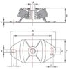 VMS-1600-45-M12 Marine Mount - Image 2