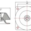 SVFM-220HD-45-M24 Square Flanged Mount - Image 2