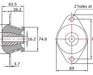 VKO-206-200 Conical Mount