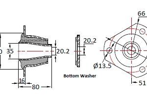 VKO-300-1000 Conical Mount