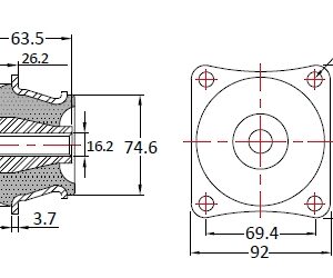 VKO-401-210 Conical Mount